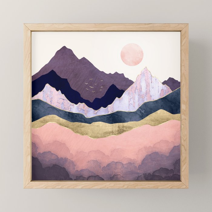 Mauve Mist Mini Art Print Gallery Image 1