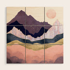 Mauve Mist Wood Wall Art Gallery Image 1