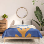 Sunflower - blue Comforter Gallery Image 3
