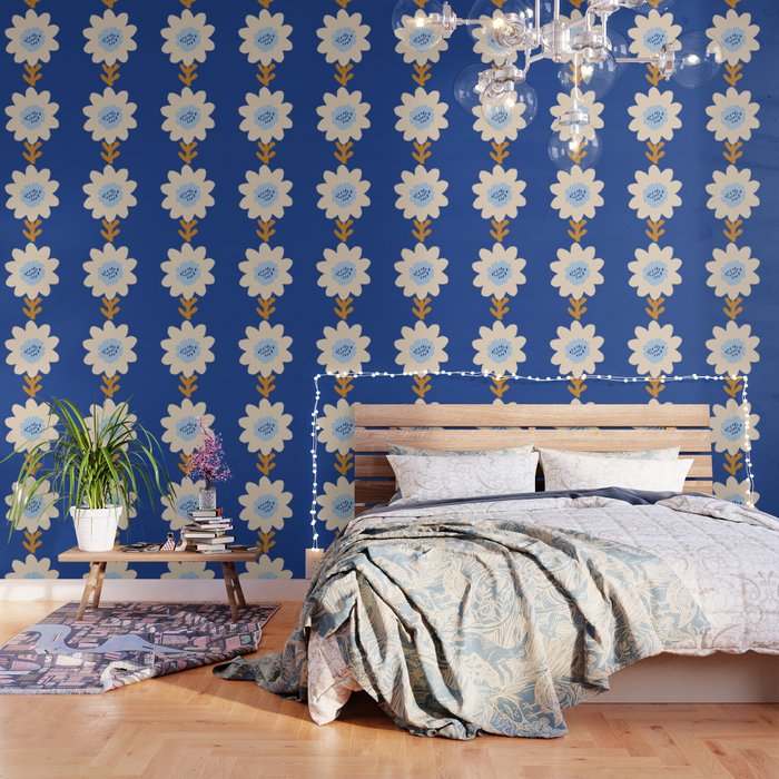 Sunflower - blue Wallpaper Gallery Image 3