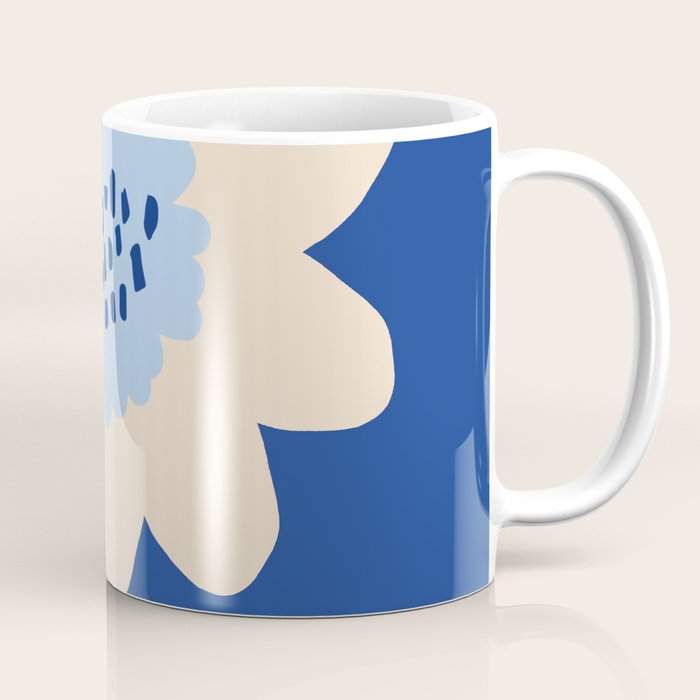 Sunflower - blue Coffee Mug Gallery Image 1