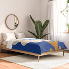 Sunflower - blue Comforter Gallery Image 2