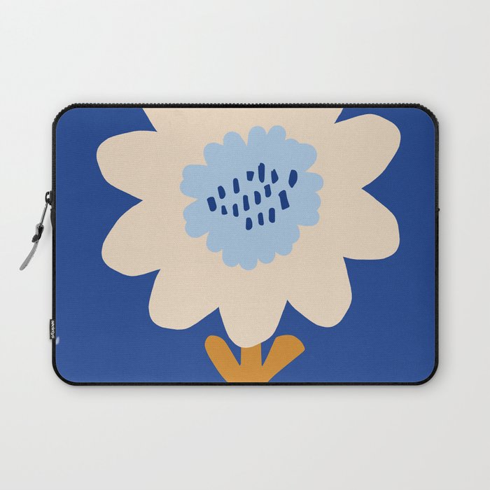 Sunflower - blue Laptop Sleeve Gallery Image 1