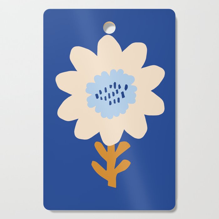 Sunflower - blue Cutting Board Gallery Image 1