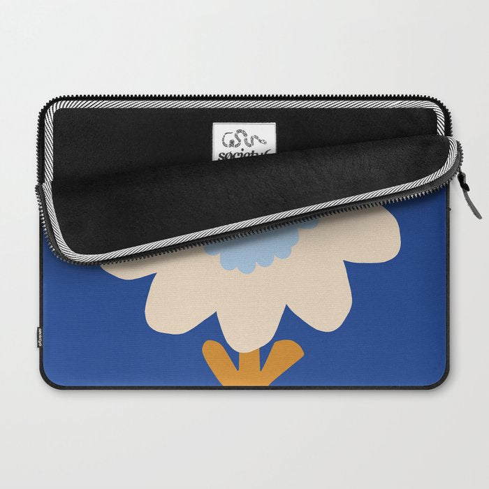 Sunflower - blue Laptop Sleeve Gallery Image 2