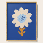 Sunflower - blue Serving Tray Gallery Image 1