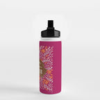 Stay Trippy Little Hippie - Fuchsia Palette Water Bottle Gallery Image 2