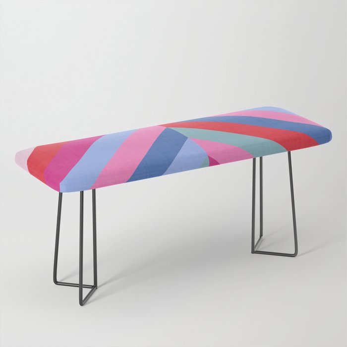 Chevron Christmas tree - pastel Bench Gallery Image 1