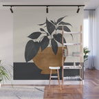 Abstract Art /Minimal Plant 144 Wall Mural Gallery Image 1