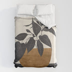 Abstract Art /Minimal Plant 144 Duvet Cover Gallery Image 6