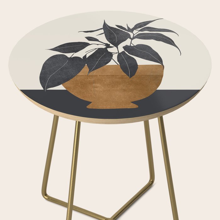 Abstract Art /Minimal Plant 144 Side Table Gallery Image 2