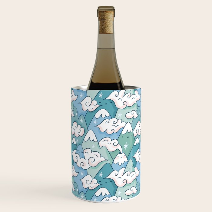 Cute mountains in clouds Wine Chiller Gallery Image 2