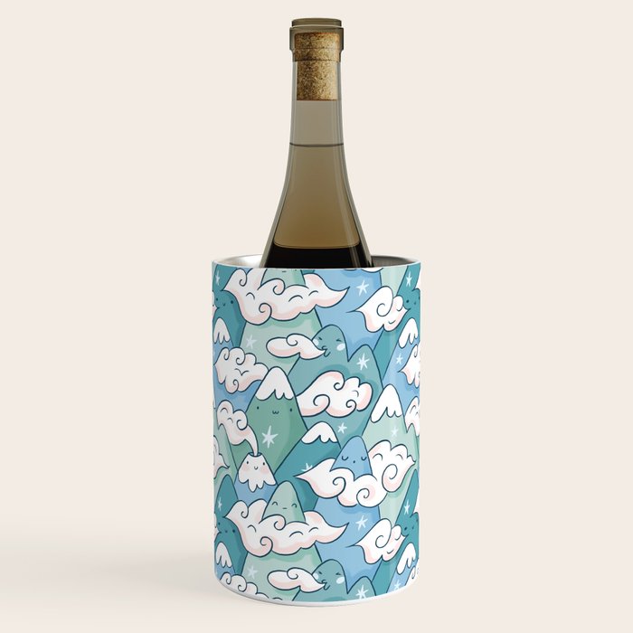 Cute mountains in clouds Wine Chiller Gallery Image 3