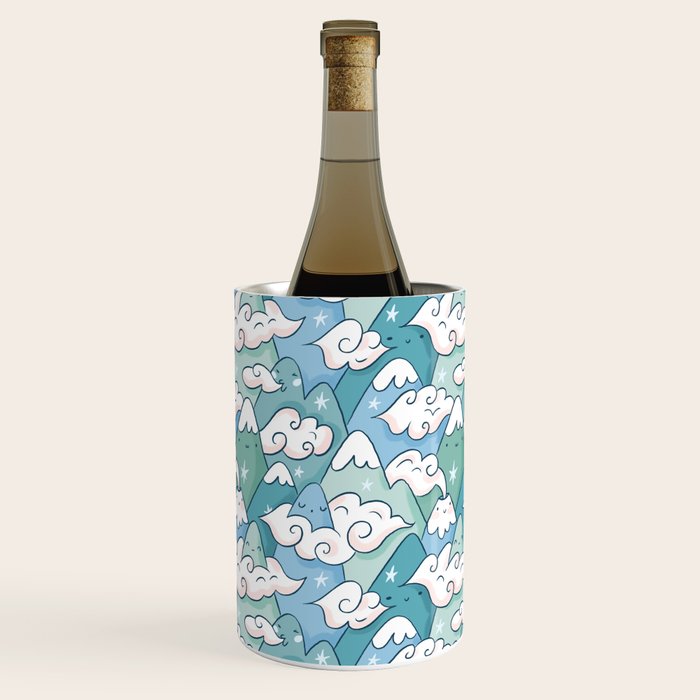 Cute mountains in clouds Wine Chiller Gallery Image 1
