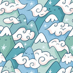 Cute mountains in clouds Coffee Mug Gallery Image 2