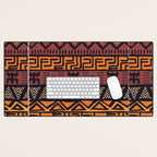 Tribal ethnic geometric pattern 021 Desk Mat Gallery Image 1