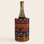 Tribal ethnic geometric pattern 021 Wine Chiller Gallery Image 1