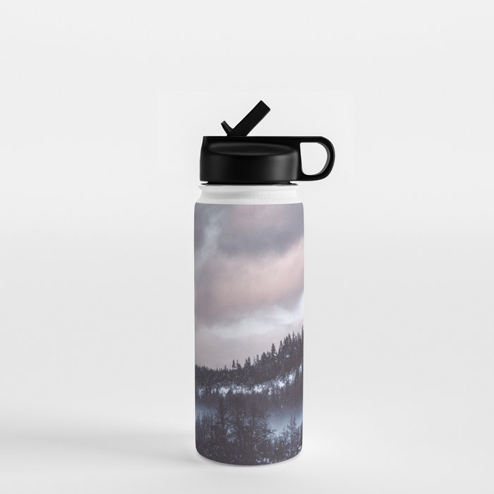 Purple Winter Water Bottle Gallery Image 1