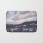 Purple Winter Bath Mat Gallery Image 1