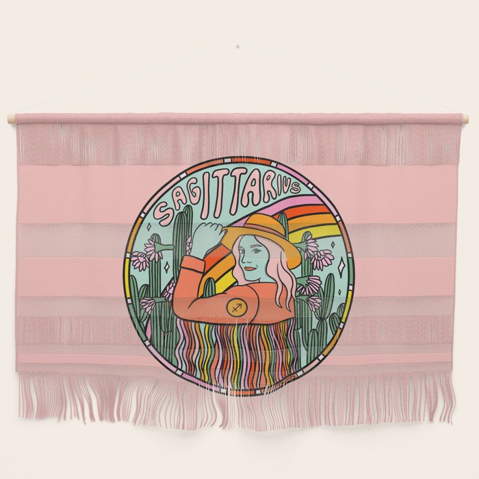 Sagittarius Cowgirl Wall Hanging Gallery Image 1