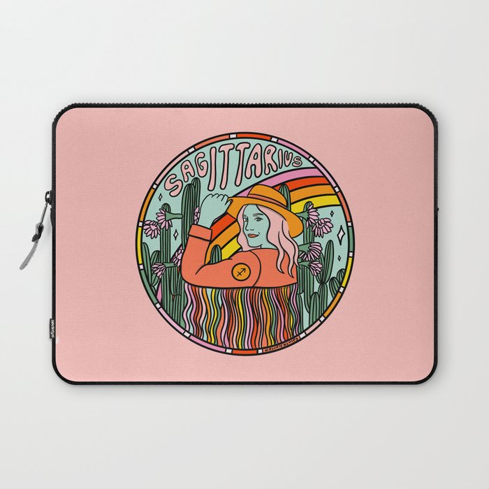 Sagittarius Cowgirl Laptop Sleeve Gallery Image 1