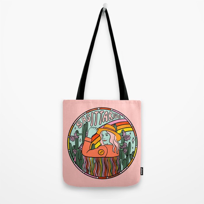 Sagittarius Cowgirl Tote Bag Gallery Image 2