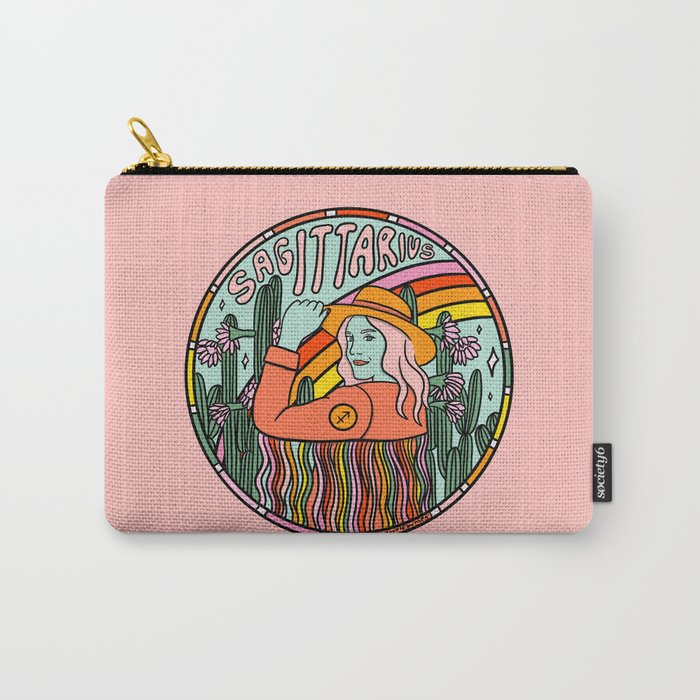 Sagittarius Cowgirl Carry All Pouch Gallery Image 1