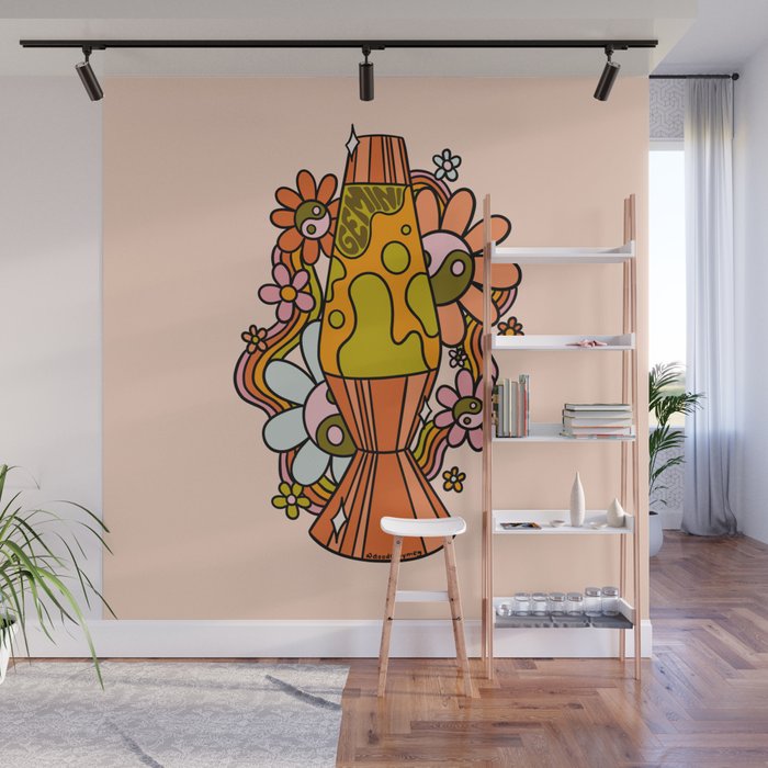 Gemini Lava Lamp Wall Mural Gallery Image 1