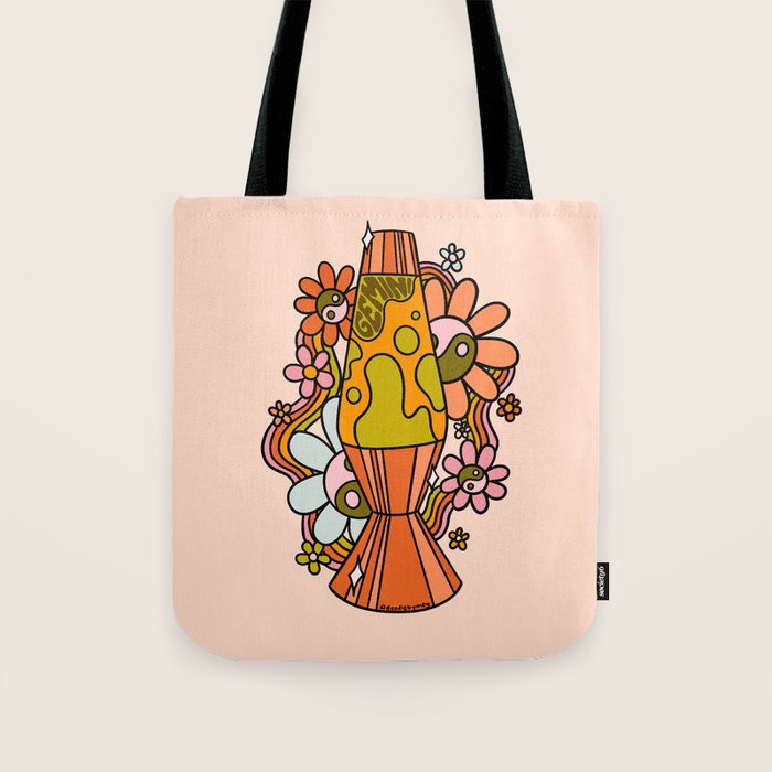 Gemini Lava Lamp Tote Bag Gallery Image 1