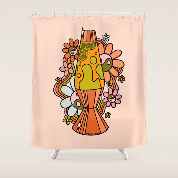 Gemini Lava Lamp Shower Curtain Gallery Image 1