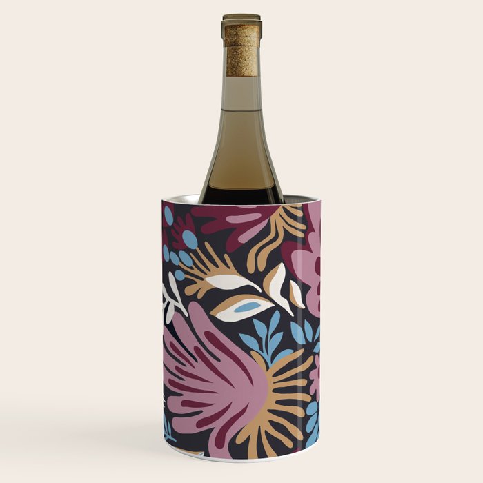 Dark Lush Floral Escape Wine Chiller Gallery Image 3