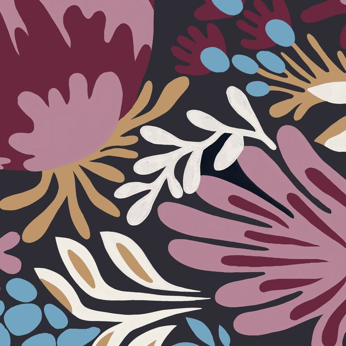 Dark Lush Floral Escape Coffee Mug Gallery Image 2