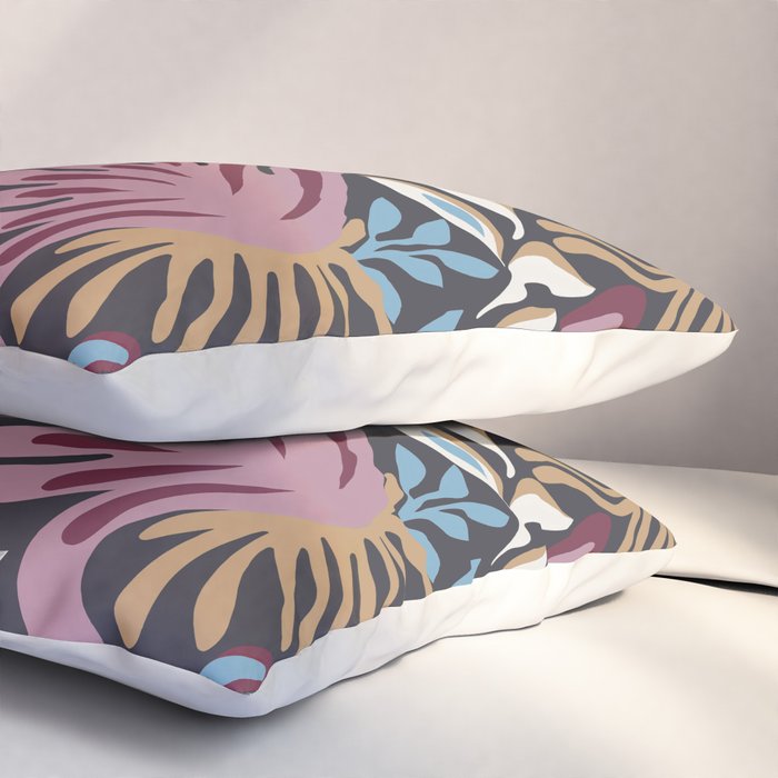 Dark Lush Floral Escape Pillow Sham Gallery Image 3