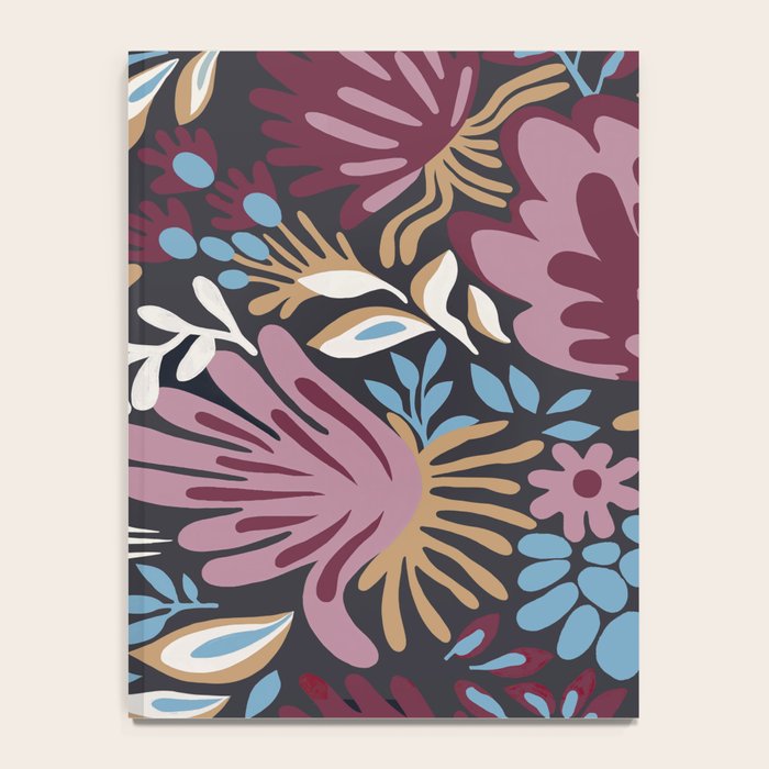 Dark Lush Floral Escape Notebook Gallery Image 4