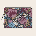 Dark Lush Floral Escape Laptop Sleeve Gallery Image 1
