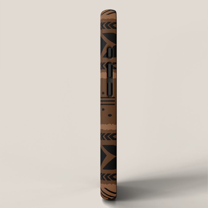 Natural African Mud Cloth Pattern iPhone Case Gallery Image 2