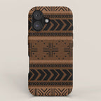 Natural African Mud Cloth Pattern iPhone Case Gallery Image 1