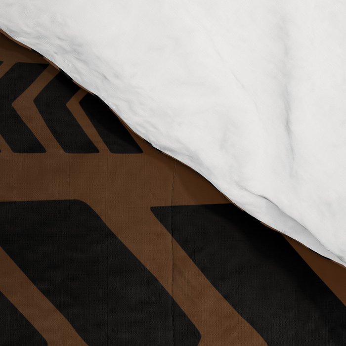 Natural African Mud Cloth Pattern Comforter Gallery Image 4