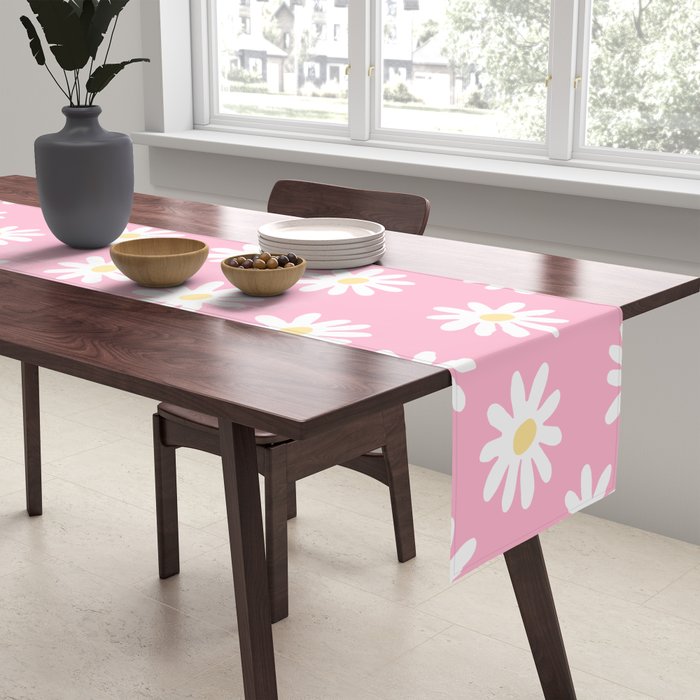 Pink Daisy Daydream Table Runner Gallery Image 2