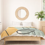 Abstract Face 18 Duvet Cover Gallery Image 3