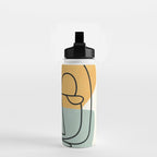 Abstract Face 18 Water Bottle Gallery Image 2