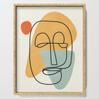 Abstract Face 18 Serving Tray Gallery Image 1