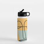 Abstract Face 18 Water Bottle Gallery Image 1