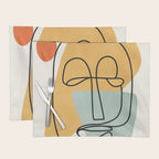 Abstract Face 18 Placemat Gallery Image 1