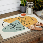 Abstract Face 18 Outdoor Rug Gallery Image 2