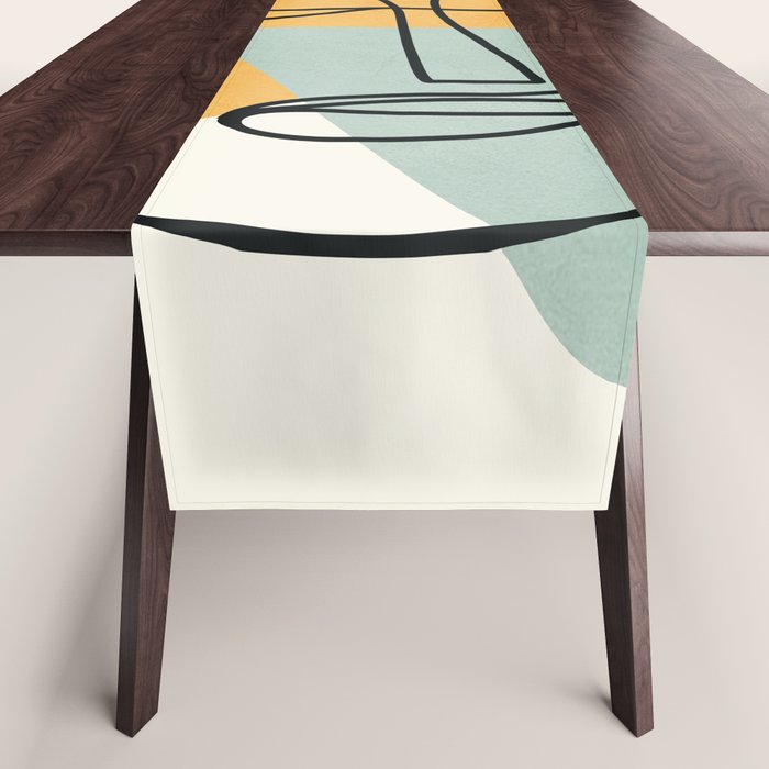Abstract Face 18 Table Runner Gallery Image 1