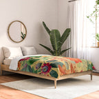 Exotic Sunny Vintage Passionflower Garden Comforter Gallery Image 2