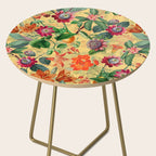 Exotic Sunny Vintage Passionflower Garden Side Table Gallery Image 2