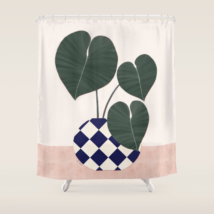 Houseplant II Shower Curtain Gallery Image 1