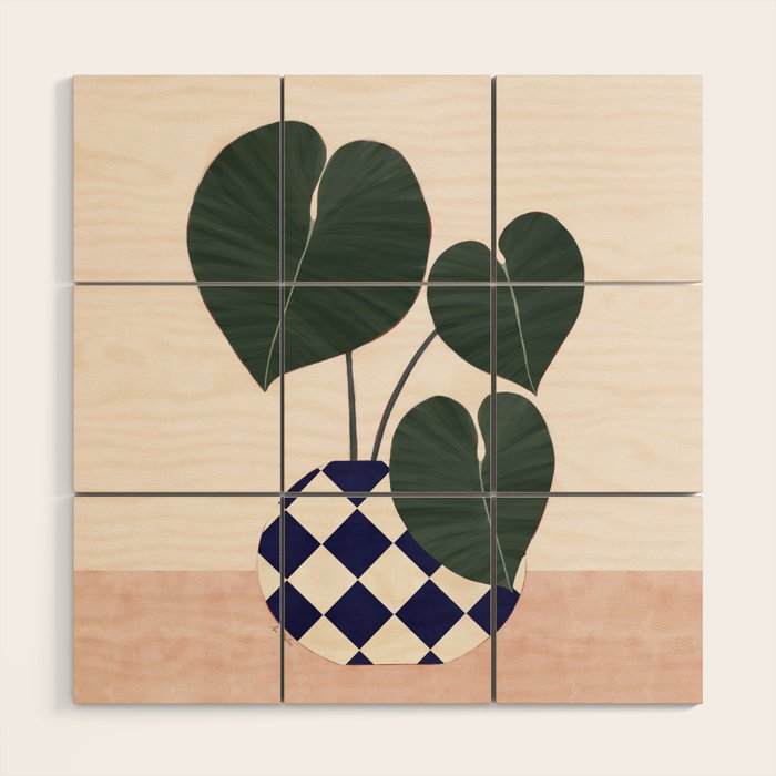 Houseplant II Wood Wall Art Gallery Image 1